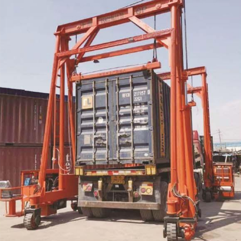 Bracket truck and gantry crane tire